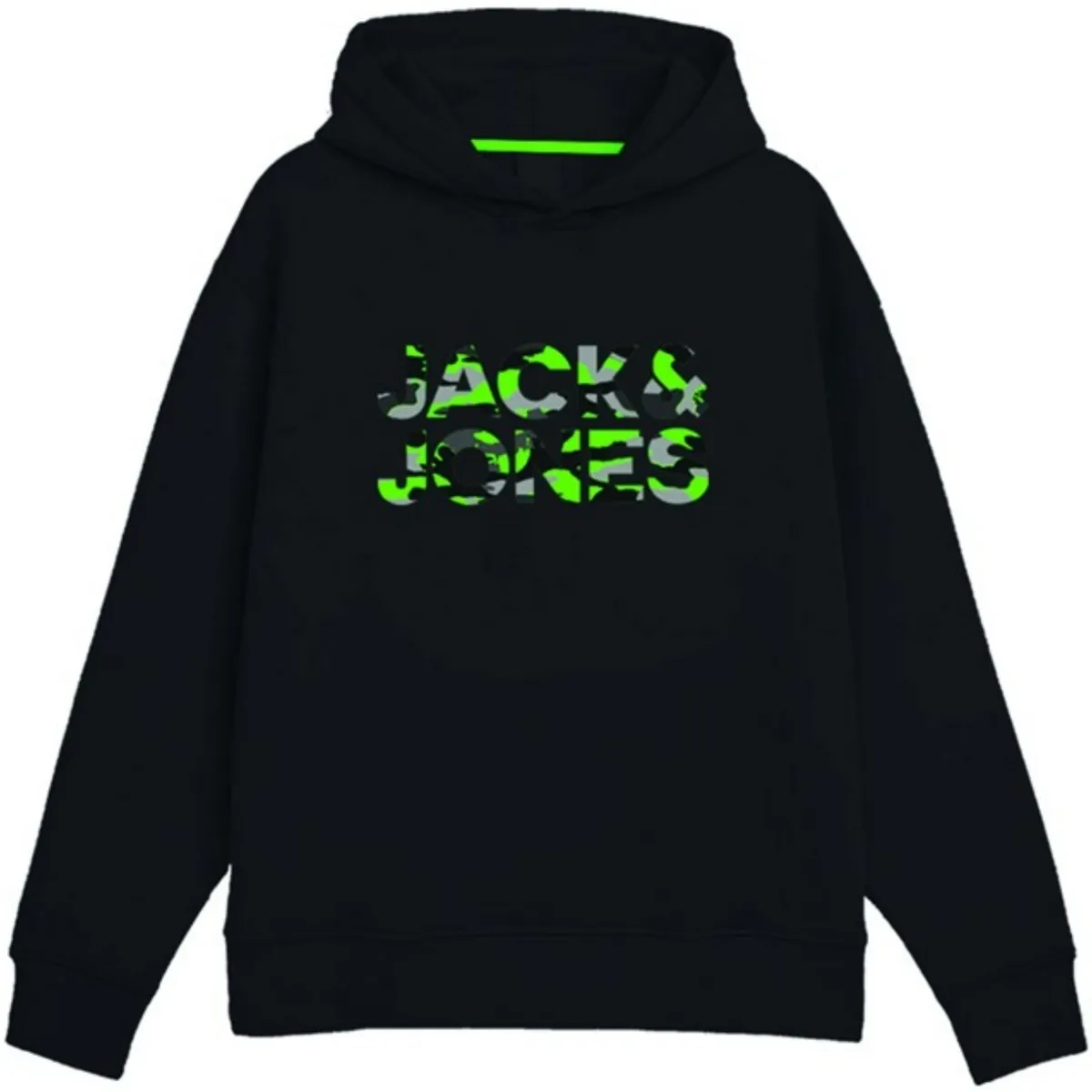 12237172 JJMILES SWEAT HOOD JNR BLACK