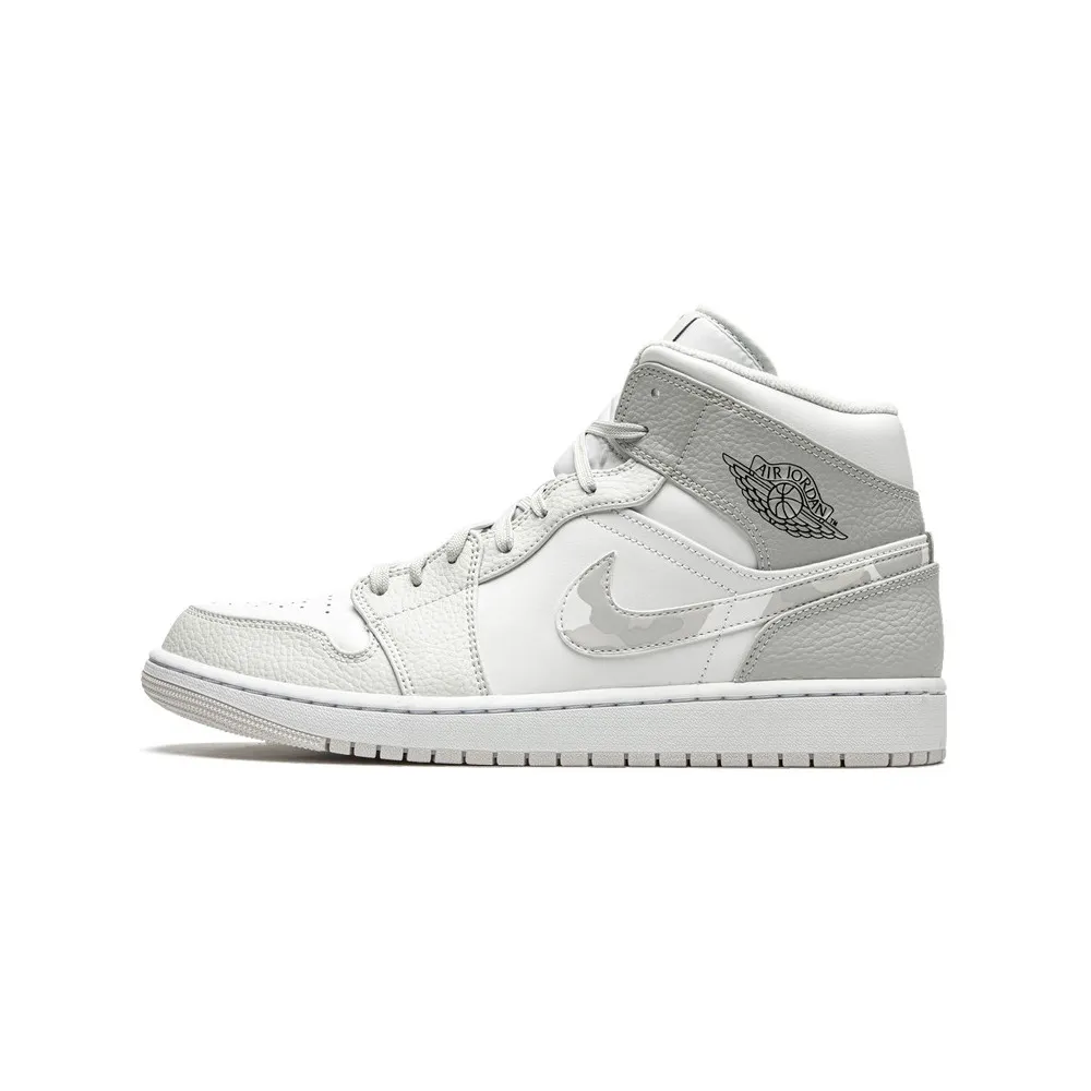 Air Jordan 1 Mid Grey Camo