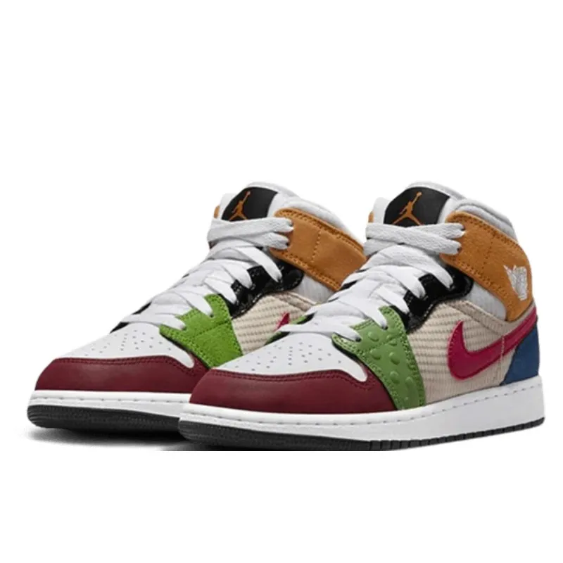 Air Jordan 1 Mid SE Patchwork