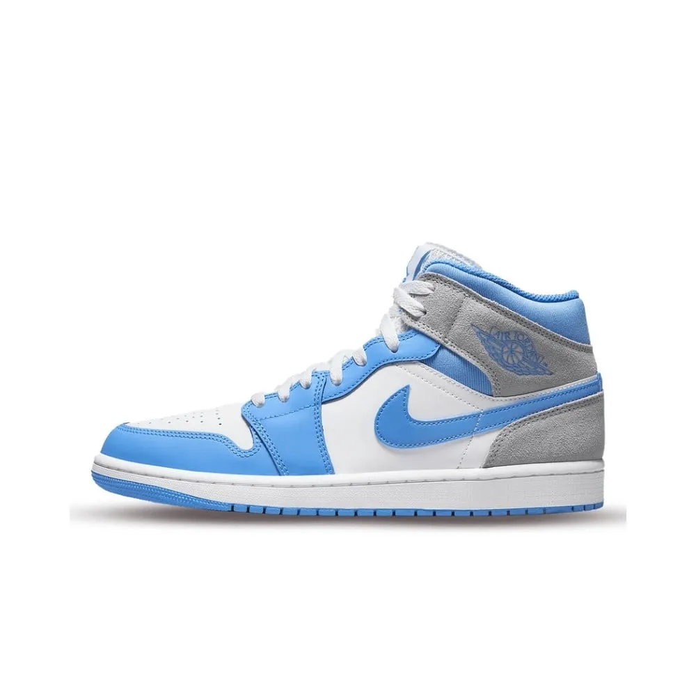 Air Jordan 1 Mid University Blue Grey