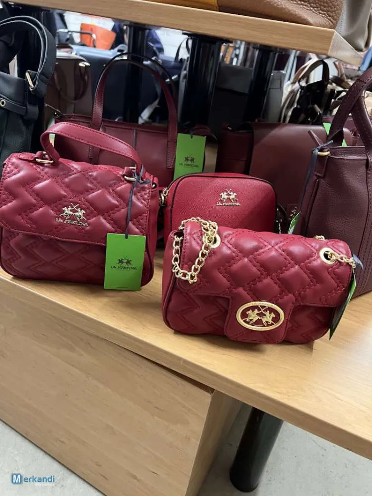 Bolsos La Martina: bolsos de cuero 90% genuino, bolsos de diseño modelos mixtos outlet