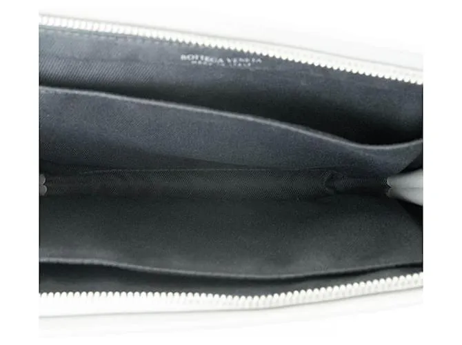 Bottega Veneta Intrecciato Pequeño Estuche para Documentos Castaño 