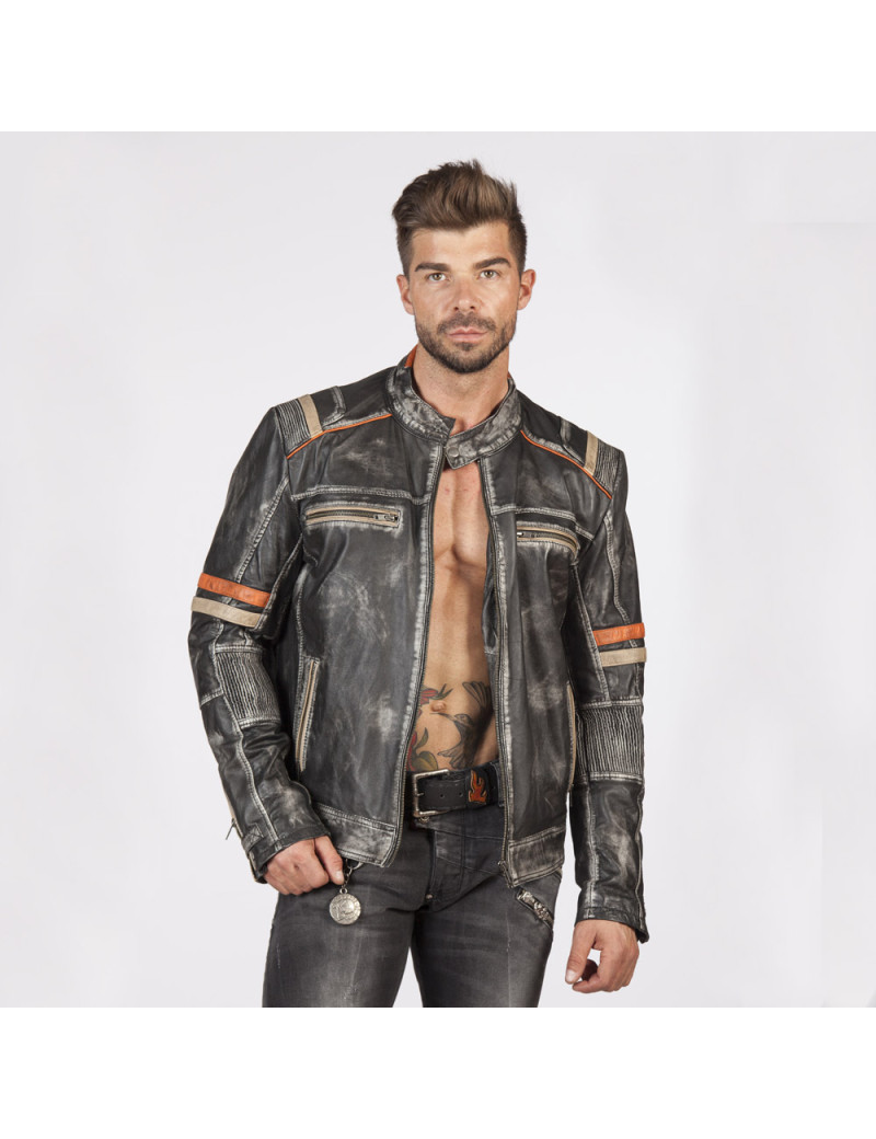 Chaqueta motera hombre de newrock