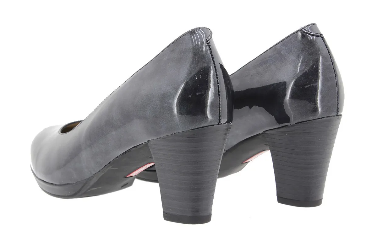 Court shoe Patent Grey
