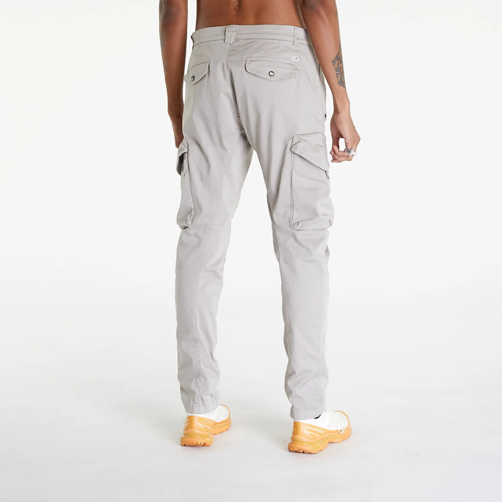C.P. Company Stretch Sateen Ergonomic Lens Cargo Pants Goat