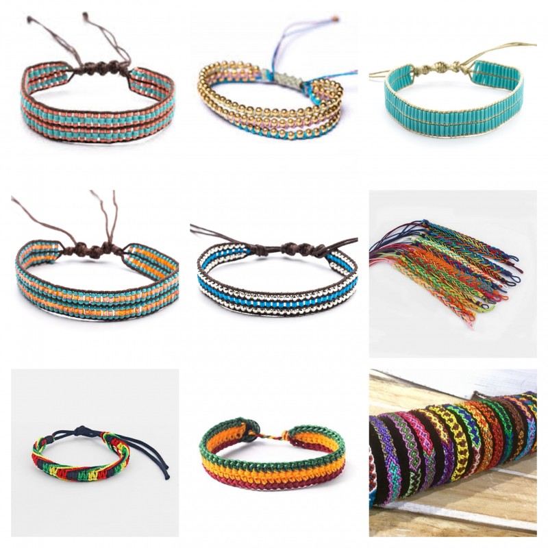 Expositor de pulseras + 500 Pulseras de Moda