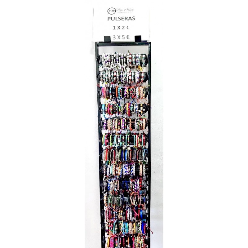 Expositor de pulseras + 500 Pulseras de Moda