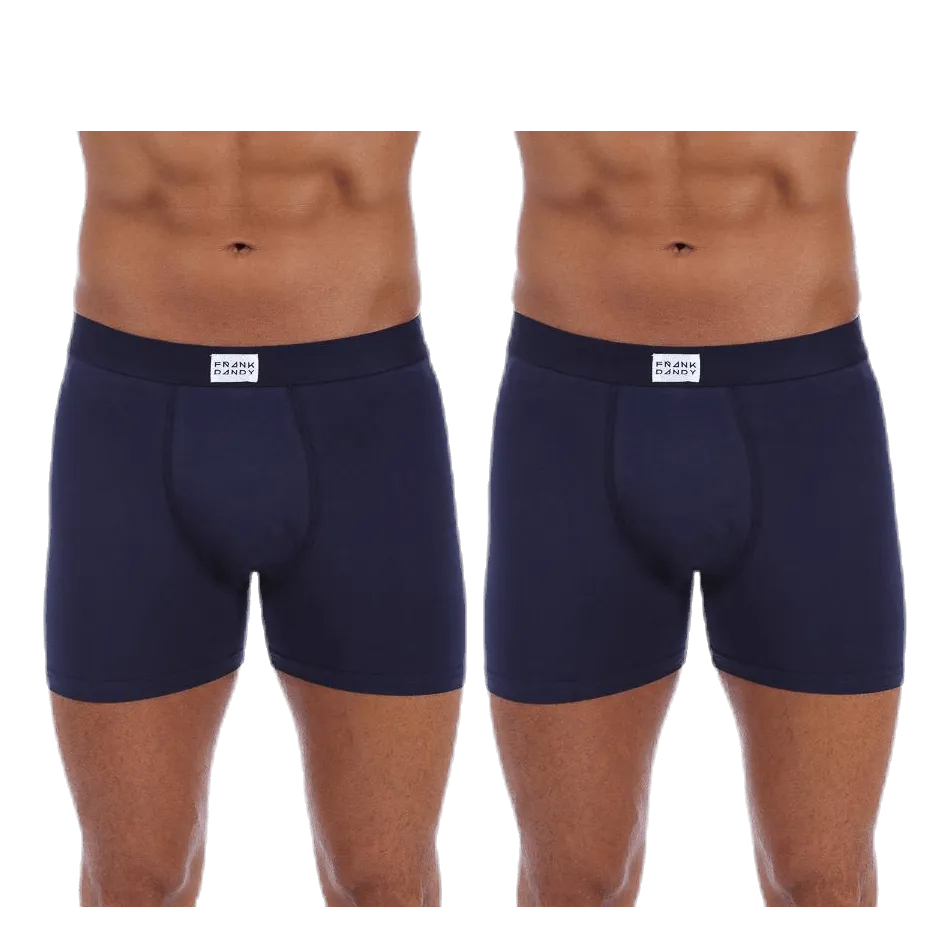 FRANK DANDY LEGEND ORGANIC BOXER 2PACK BLUE