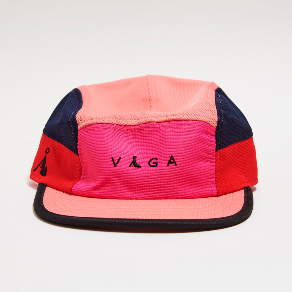 GORRA VÅGA CLUB RED / POSTER PINK / PEACH / NAVY BLUE
