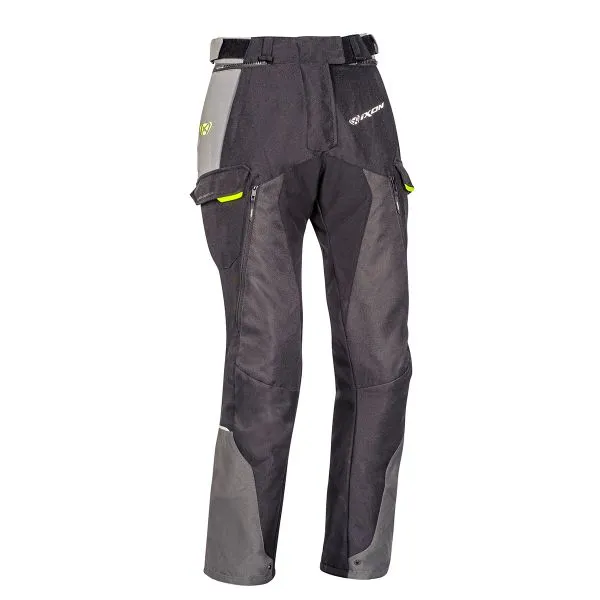 Ixon Balder Pant Black Grey Bright Yellow 