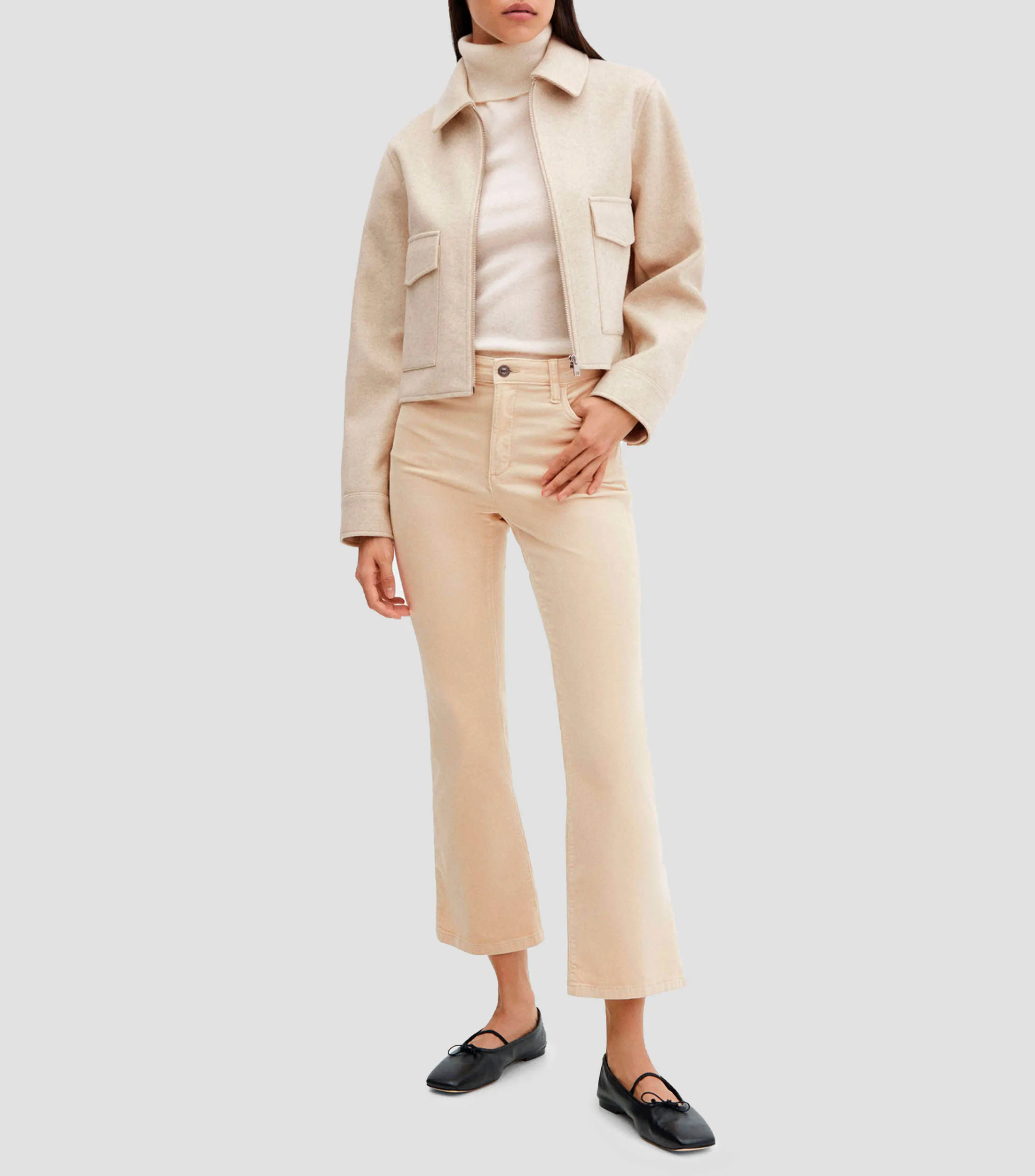 Mango Jeans Flared Mujer
