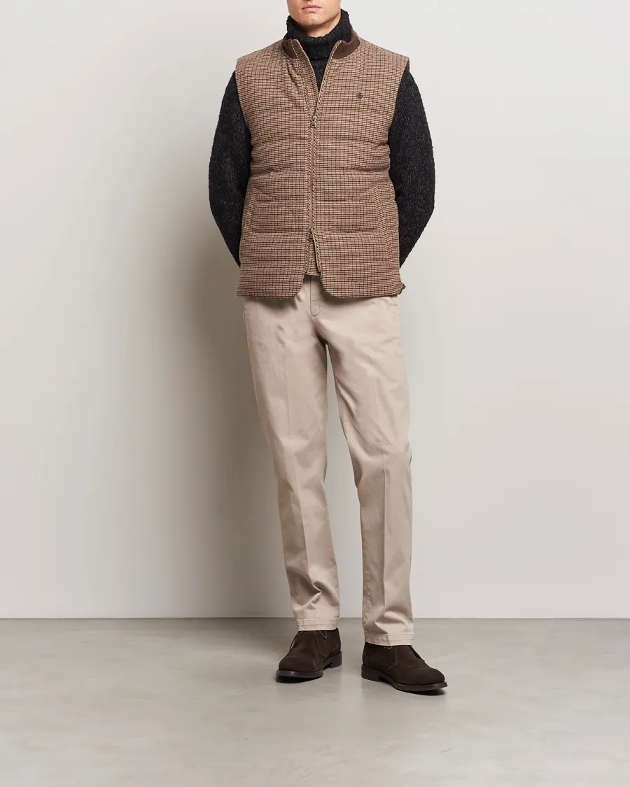 Morris Welch Wool Gilet Brown