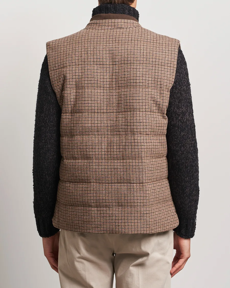 Morris Welch Wool Gilet Brown