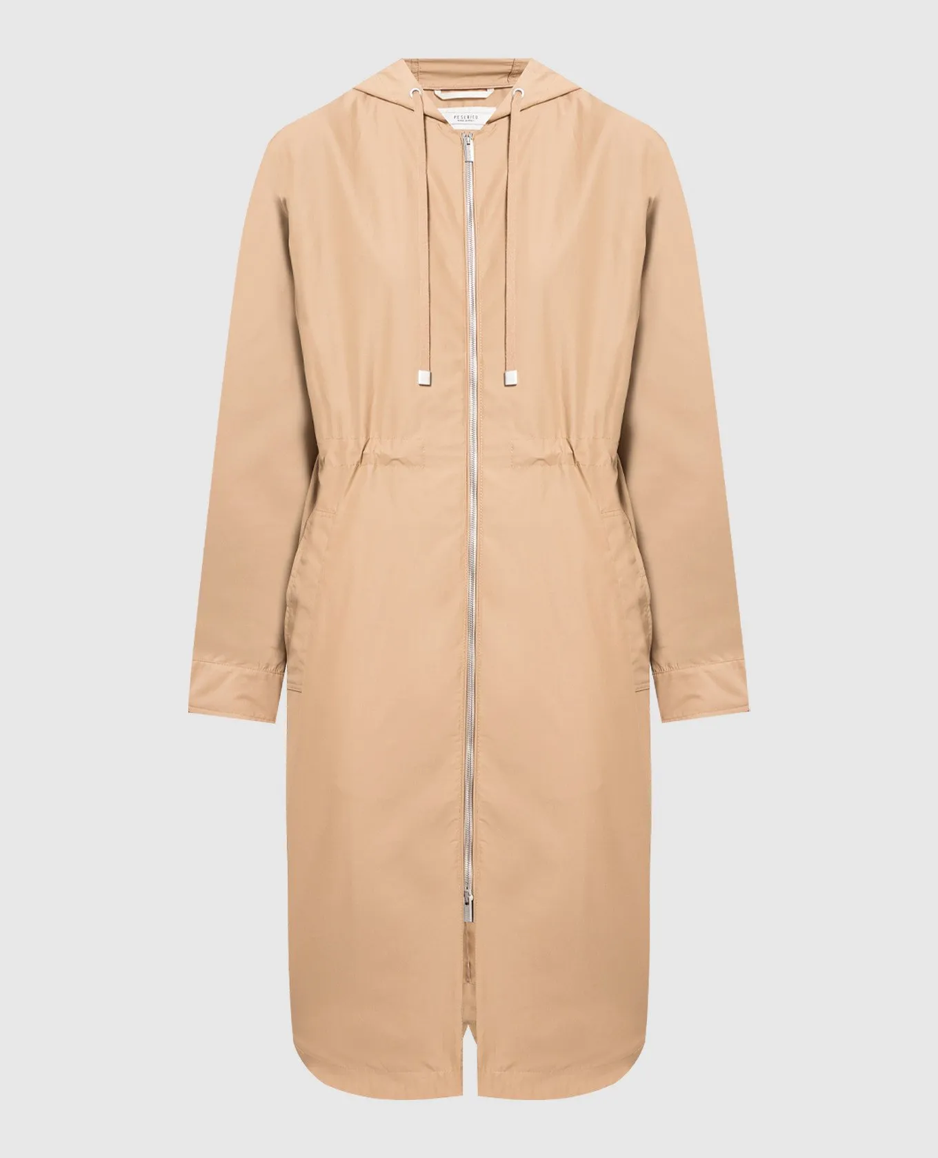 Peserico Brown cloak with monil chain