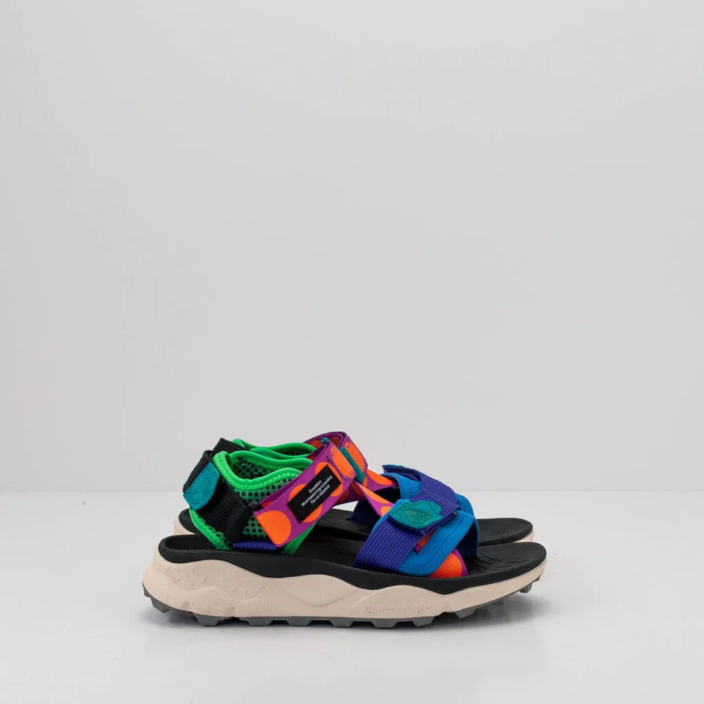 SANDALIA  FLOWER MOUNTAIN  NAZCA 2 UNI PURPLE LIGHT BLUE
