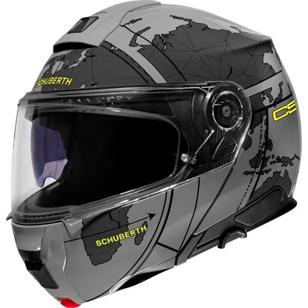 SCHUBERTH C5 GLOBE GREY + KIT BLUETOOTH SC2 C5  E2 