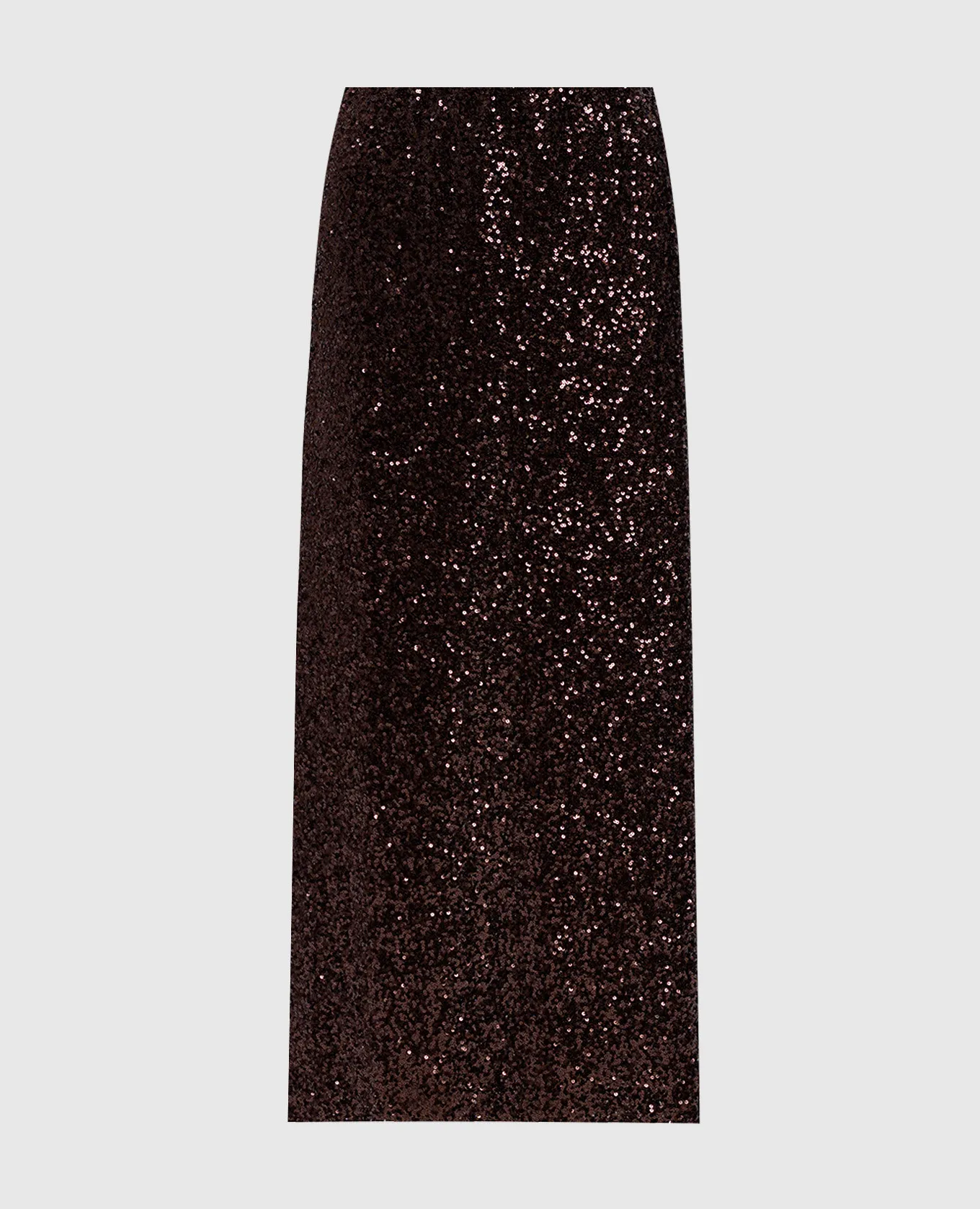 Twinset Brown skirt with sequins