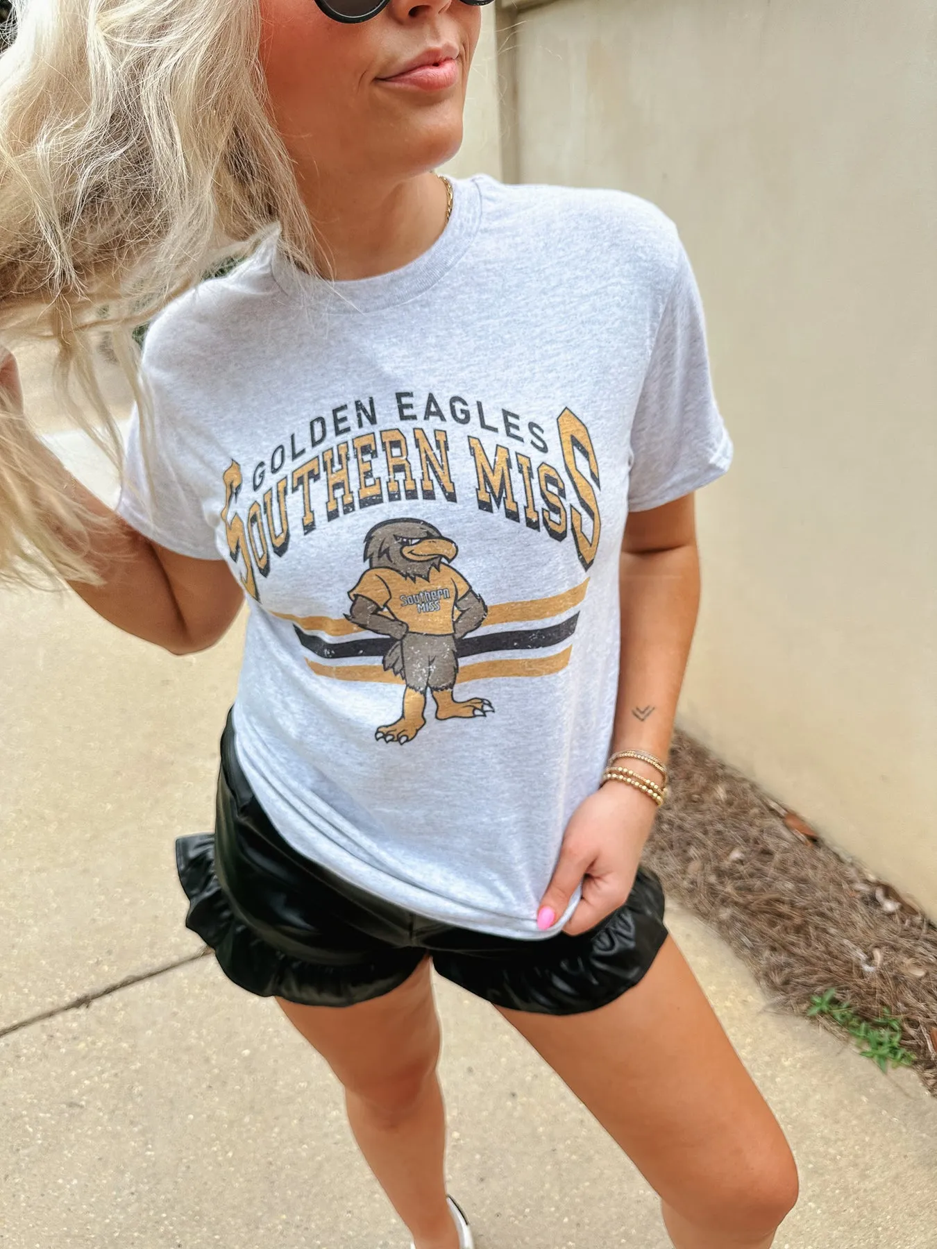 USM EAGLES RETRO TEE