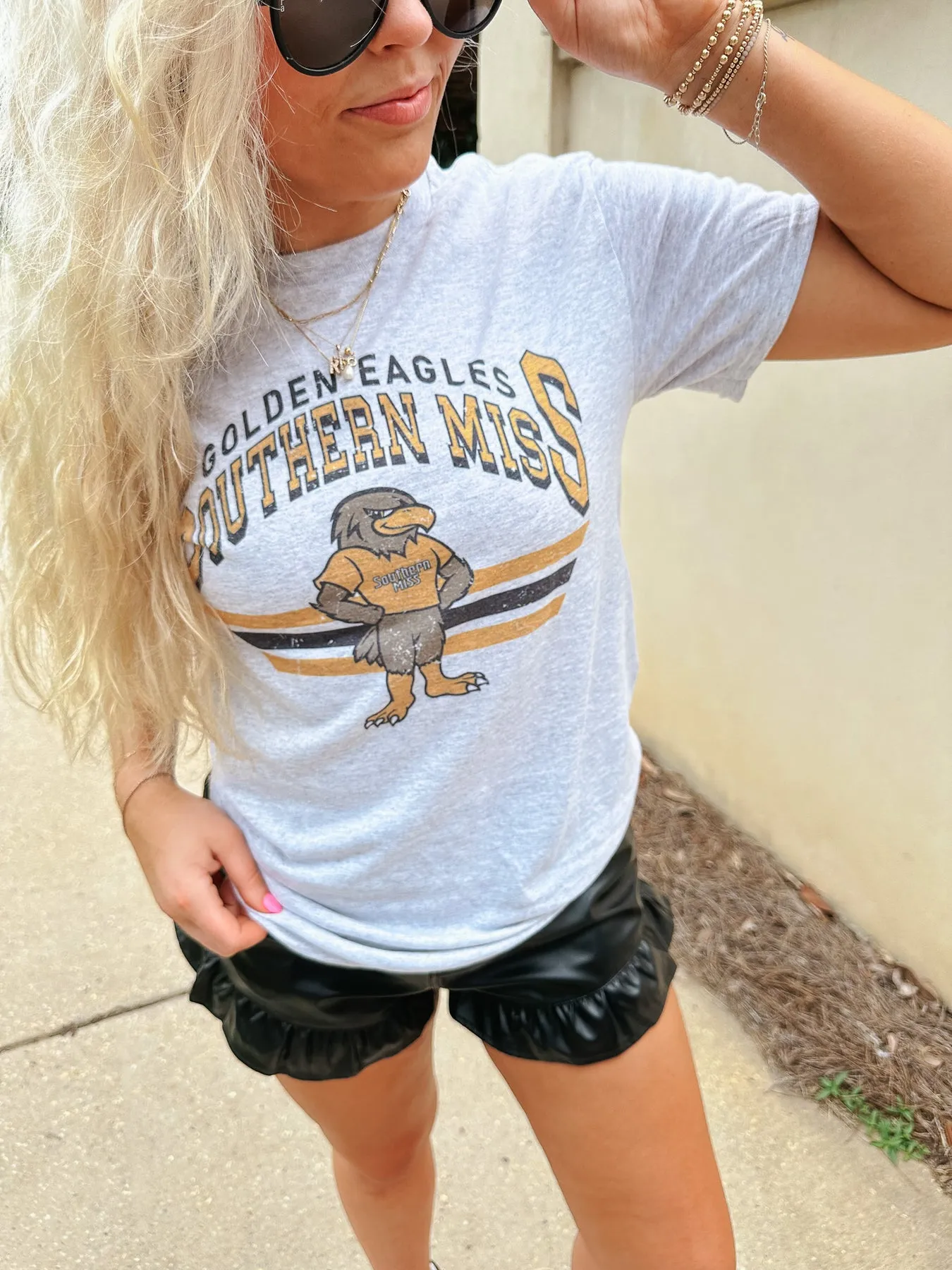 USM EAGLES RETRO TEE