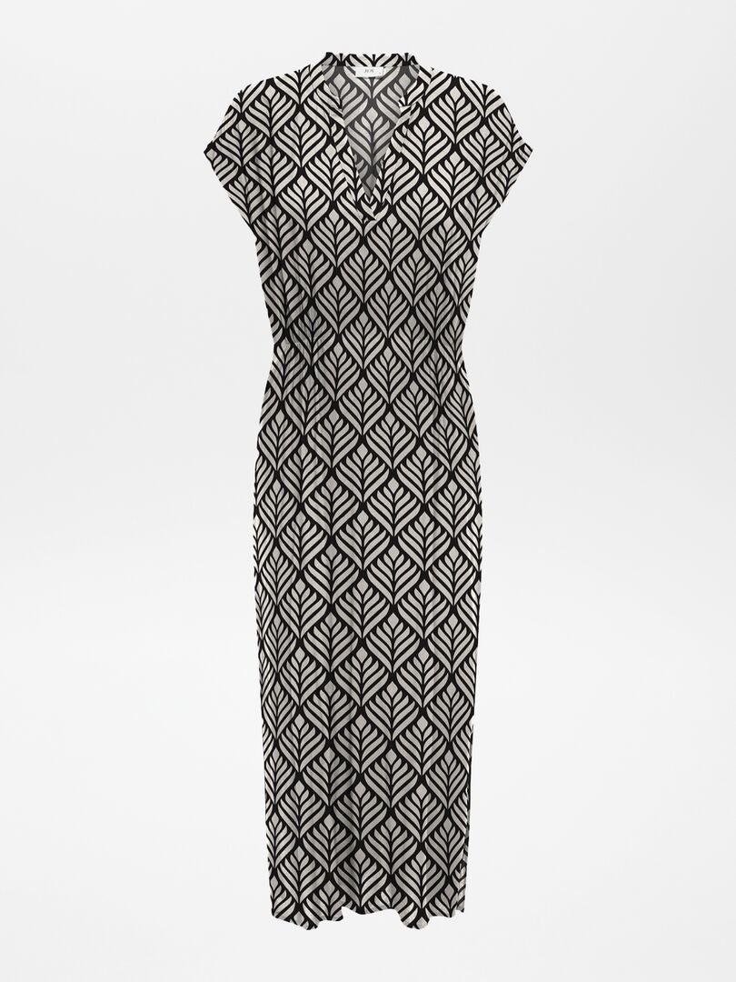 VESTIDO LARGO ESTAMPADO 'JDY'  NEGRO