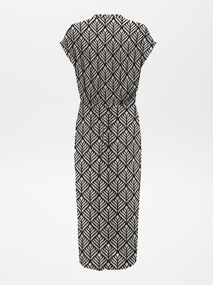 VESTIDO LARGO ESTAMPADO 'JDY'  NEGRO