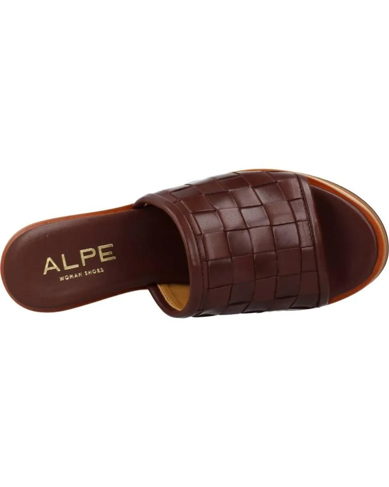 Zuecos de Mujer ALPE 2351 08 MARRON